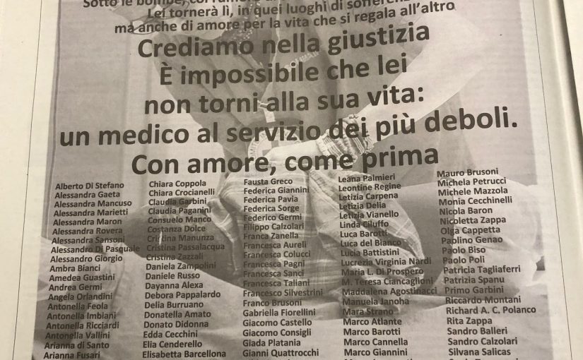 Una pagina. Tanti amici